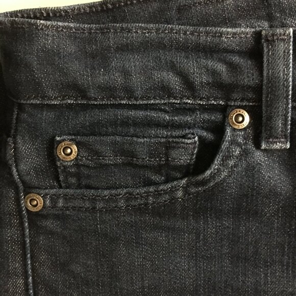 DAVID KAHN JEANS "Nikki" Straight Leg Dark Wash Premium Denim - size 28 - Picture 7 of 15